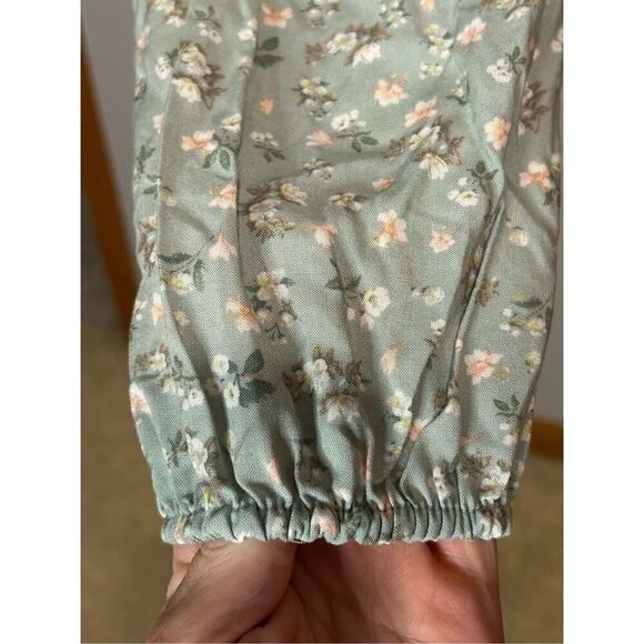 🆕 Liv & Lottie printed chalice long sleeve top with ruched front Juniors size L - Picture 4 of 11